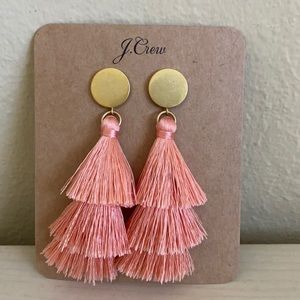 NWT J. Crew Tiered Tassel Earrings